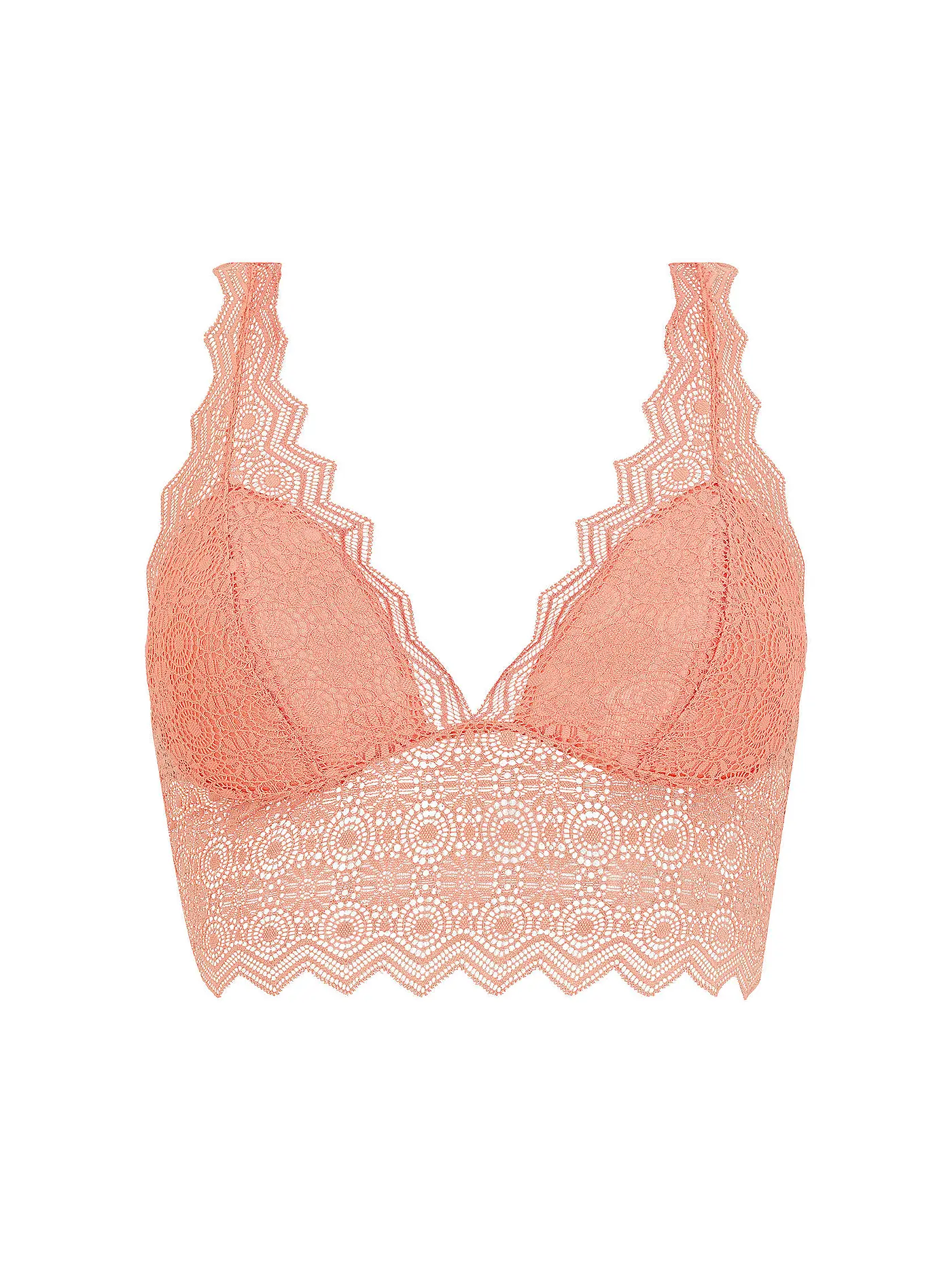 PASSIONATA | Bustier gefüttert (ohne Bügel) "Georgia" (Weiss) | orange